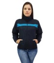 Conjunto Agasalho Feminino Tactel Microfibra Butu Biru Preto